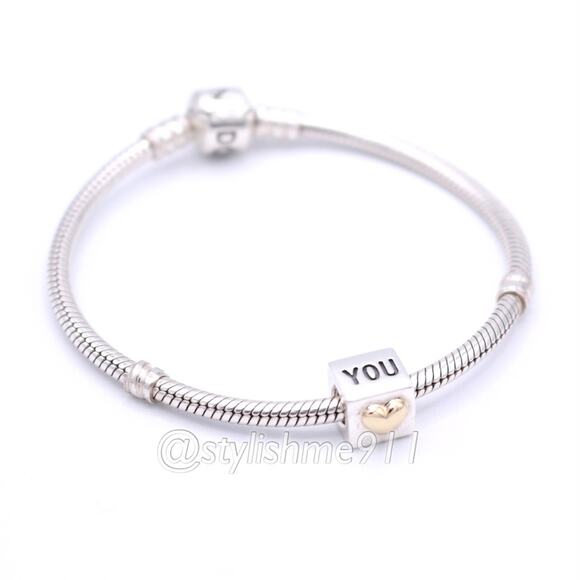 Authentic PANDORA I Love You Charm with 14K Gold - 790200 - Picture 6 of 11